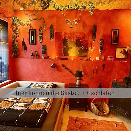 Lodge Of Africa - Einzigartige Themenzimmer, Eingezaeunten Garten, Sauna, Whirlpool & Kamin, Hunde Willkommen, Gasgrill, Voll Ausgestattete Kueche, Grosser Essbereich, Hamburg & Stade In Der Naehe Twielenfleth Esterno foto