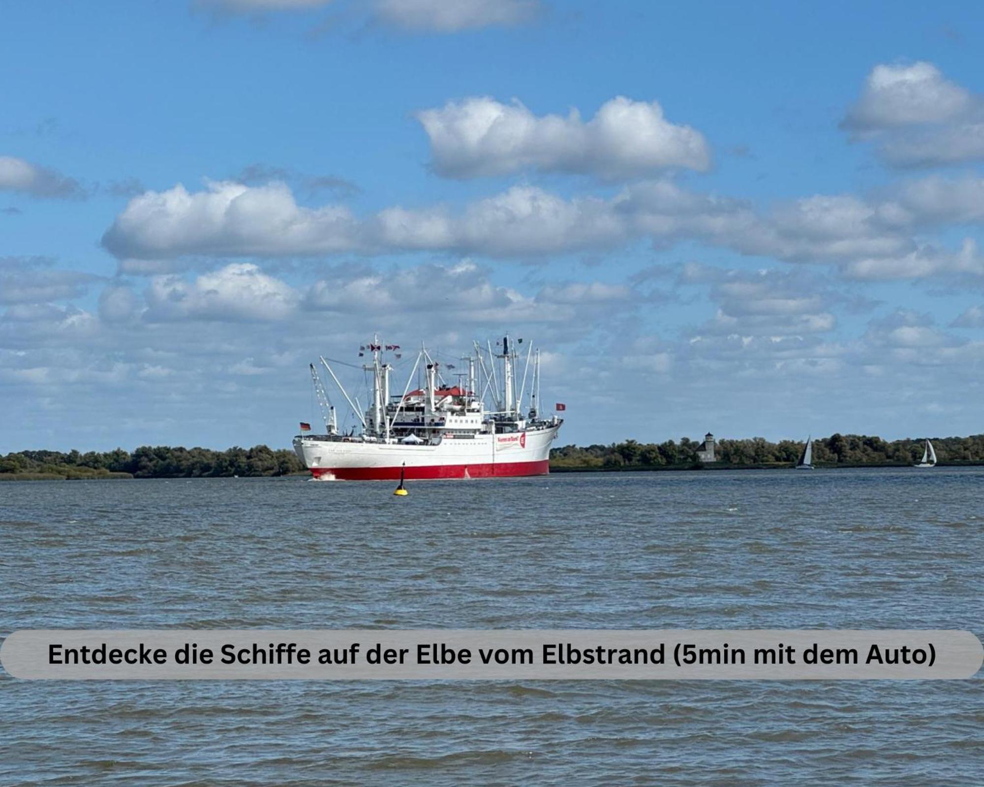 Lodge Of Africa - Einzigartige Themenzimmer, Eingezaeunten Garten, Sauna, Whirlpool & Kamin, Hunde Willkommen, Gasgrill, Voll Ausgestattete Kueche, Grosser Essbereich, Hamburg & Stade In Der Naehe Twielenfleth Esterno foto