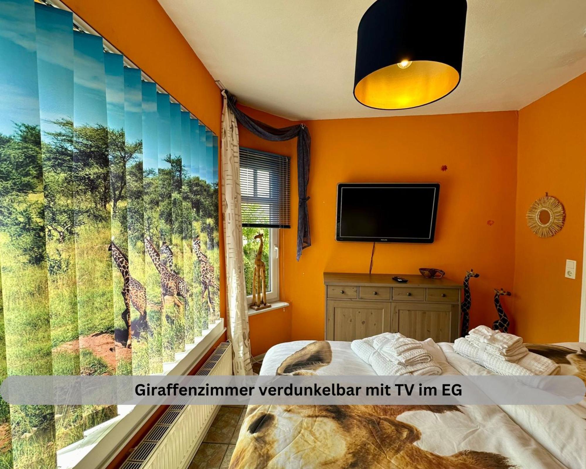 Lodge Of Africa - Einzigartige Themenzimmer, Eingezaeunten Garten, Sauna, Whirlpool & Kamin, Hunde Willkommen, Gasgrill, Voll Ausgestattete Kueche, Grosser Essbereich, Hamburg & Stade In Der Naehe Twielenfleth Esterno foto