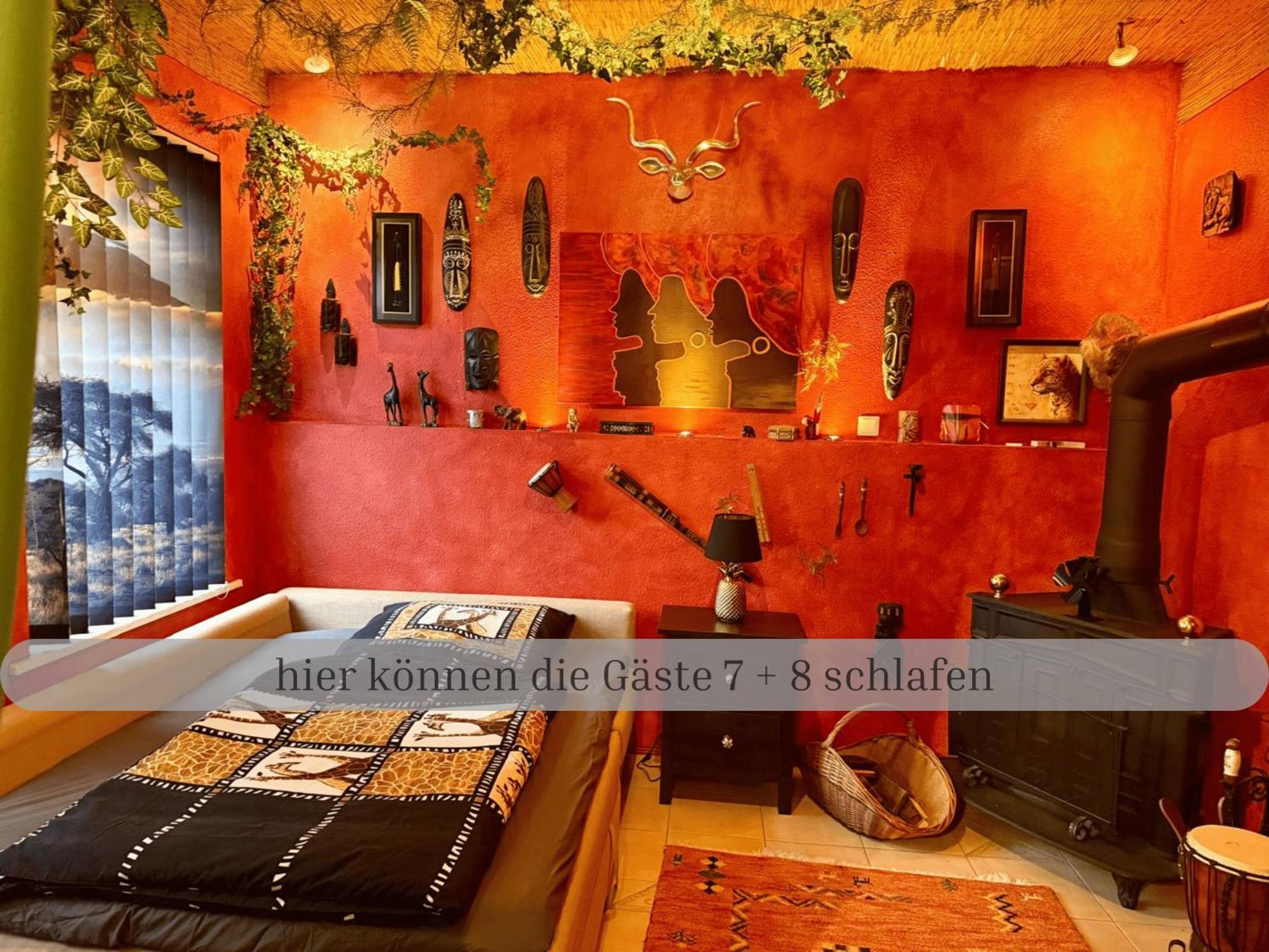Lodge Of Africa - Einzigartige Themenzimmer, Eingezaeunten Garten, Sauna, Whirlpool & Kamin, Hunde Willkommen, Gasgrill, Voll Ausgestattete Kueche, Grosser Essbereich, Hamburg & Stade In Der Naehe Twielenfleth Esterno foto